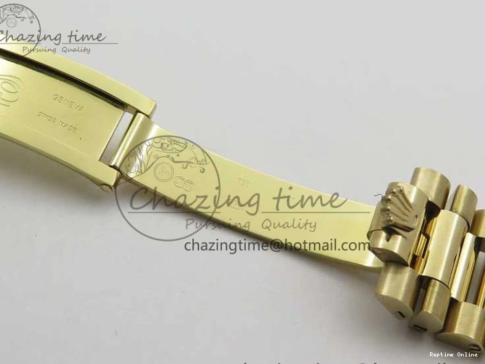 1218 Day-Date 40mm 228239 BP New Dial Version 904 YG Silver Stick Markers Dial on YG President Bracelet A Sophisticated 2807